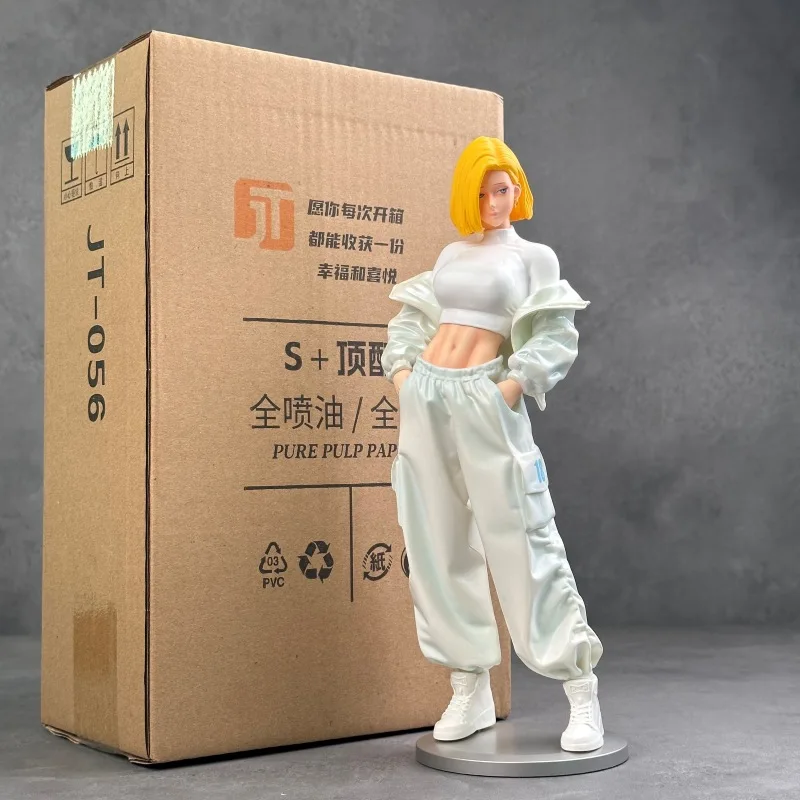 Bandai Qilongzhu Hand Made JT Man Standing On 18th Anime Beautiful Girl Animation Model Blind Box Room Tabletop Decoration Gift