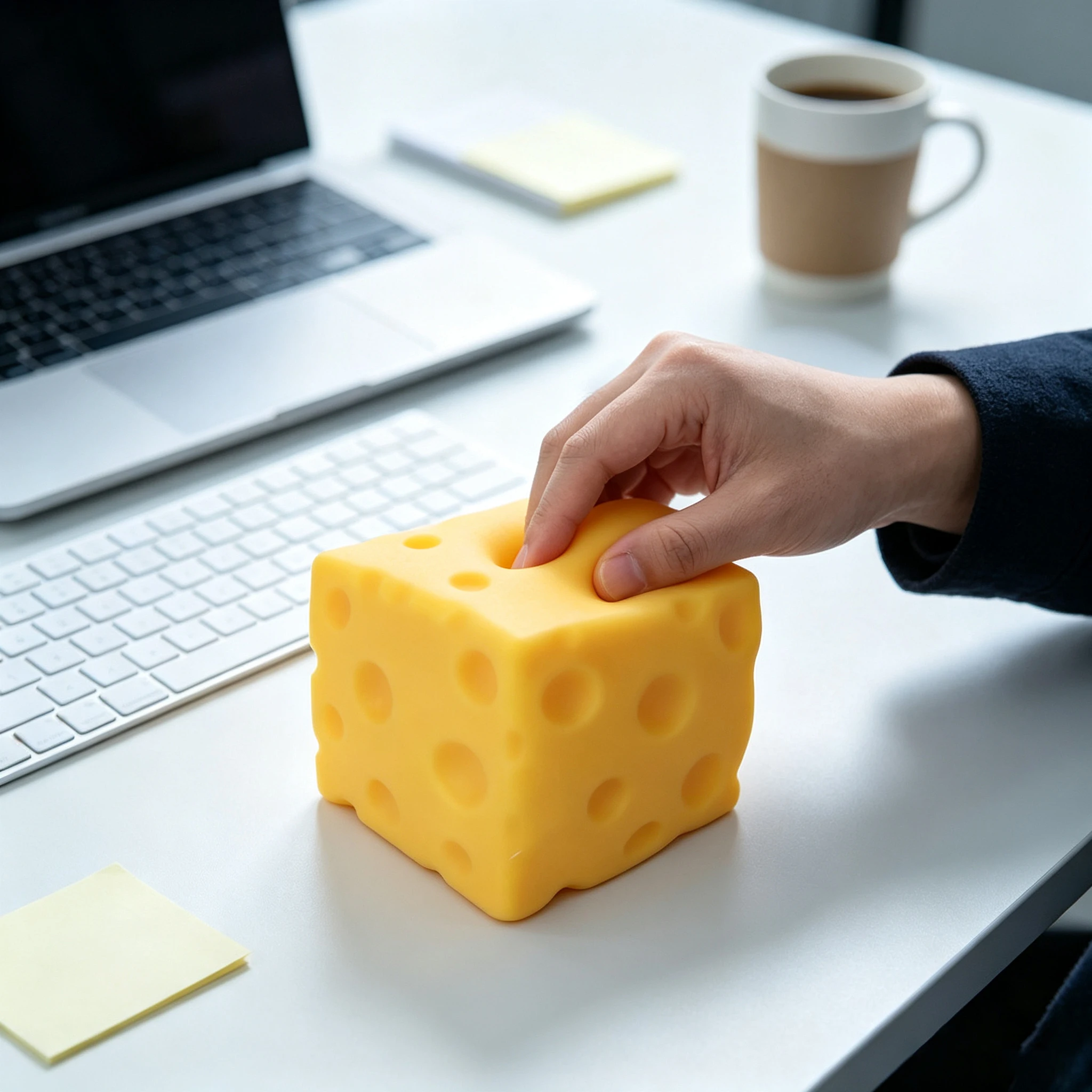 1/2/3/5 Stück Langsam Aufsteigende Riesen-Käse-Gummibärchen Super Weiche Quetschbare Kristallmasse Erwachsenenspielzeug zur Angstlinderung Geschenke – Detail 2