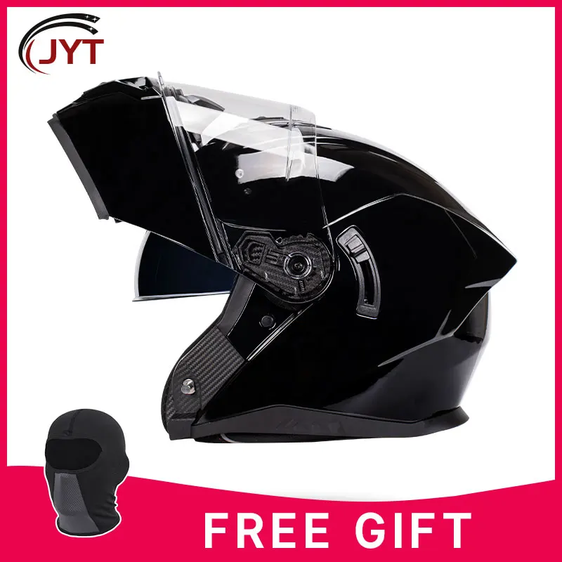 

High Quality Double Lens Flip Up Helmet Abs Full Face Helmet DOT Appoved Motocross Racing Motorcycle Helmets Unisex Modular Helm