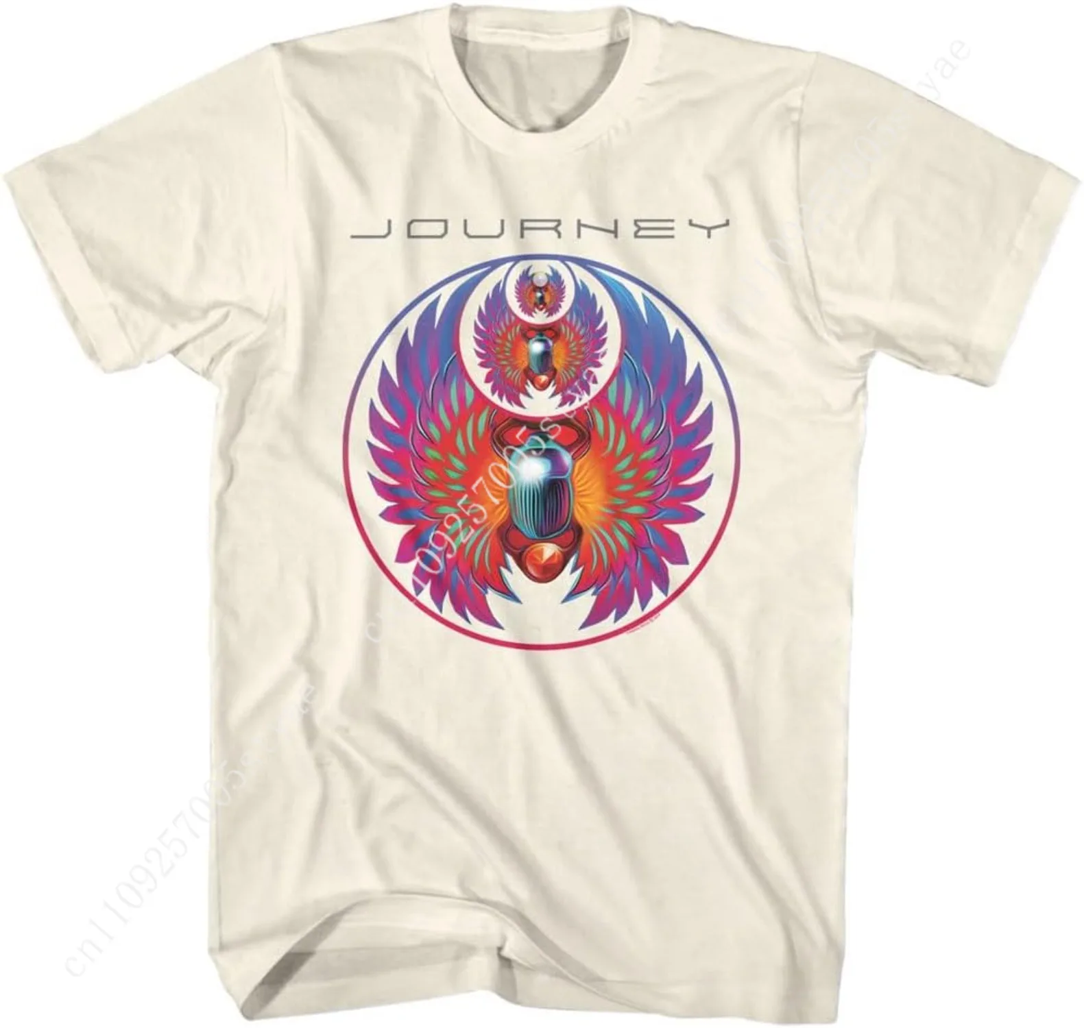 

American Classics Journey Logo Scarab Beetle Repeat Adult Short Sleeve T Shirt
