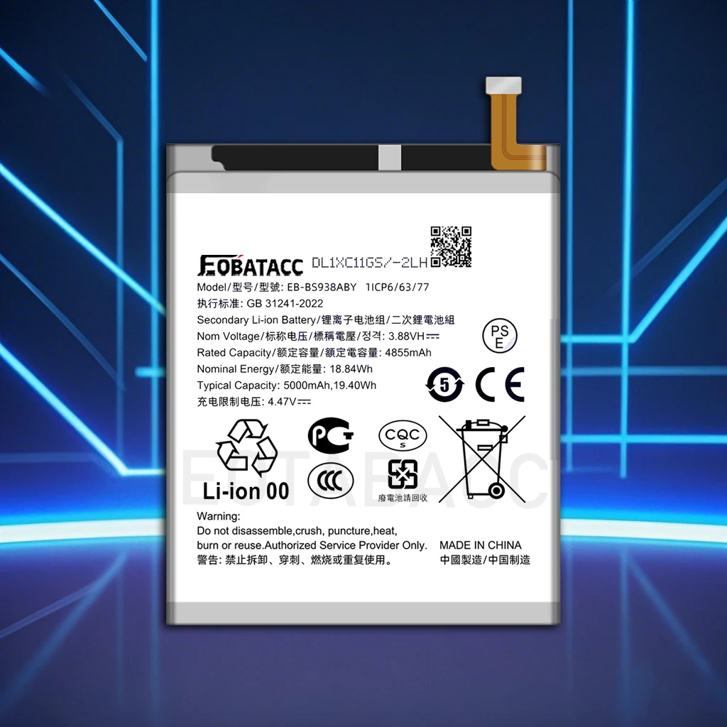 2025 Years EOBATACC 100% New 5000mAh EB-BS938ABY For Samsung Galaxy S25 Ultra S938B S938N S938W S938U S938Q S938D +Free Tools