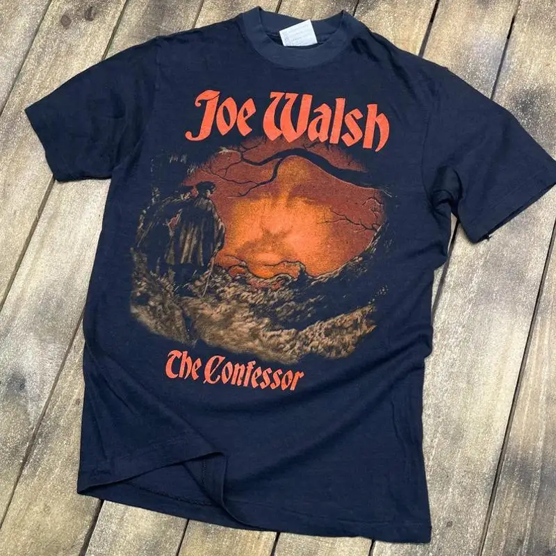 vintage 80s 1985 Joe Walsh tour T shirt TN0296