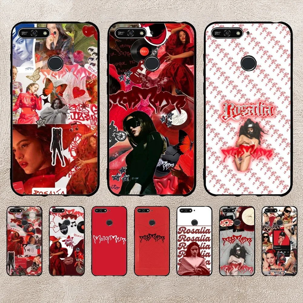 Capa de telefone espanhola Singer para Xiaomi, Caso Rosalia, Nota Redmi 11, 5G, 8T, 9A, 9, 10T, Note8Pro, Note9, 12 Super, Preto