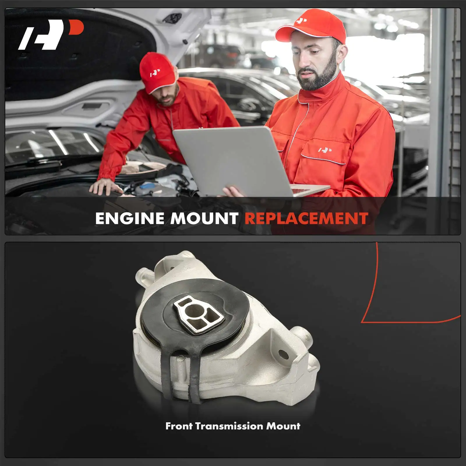 A-Premium Front Automatic Transmission Mount for Chevrolet Equinox 2010-2017 GMC Terrain 2010-2017