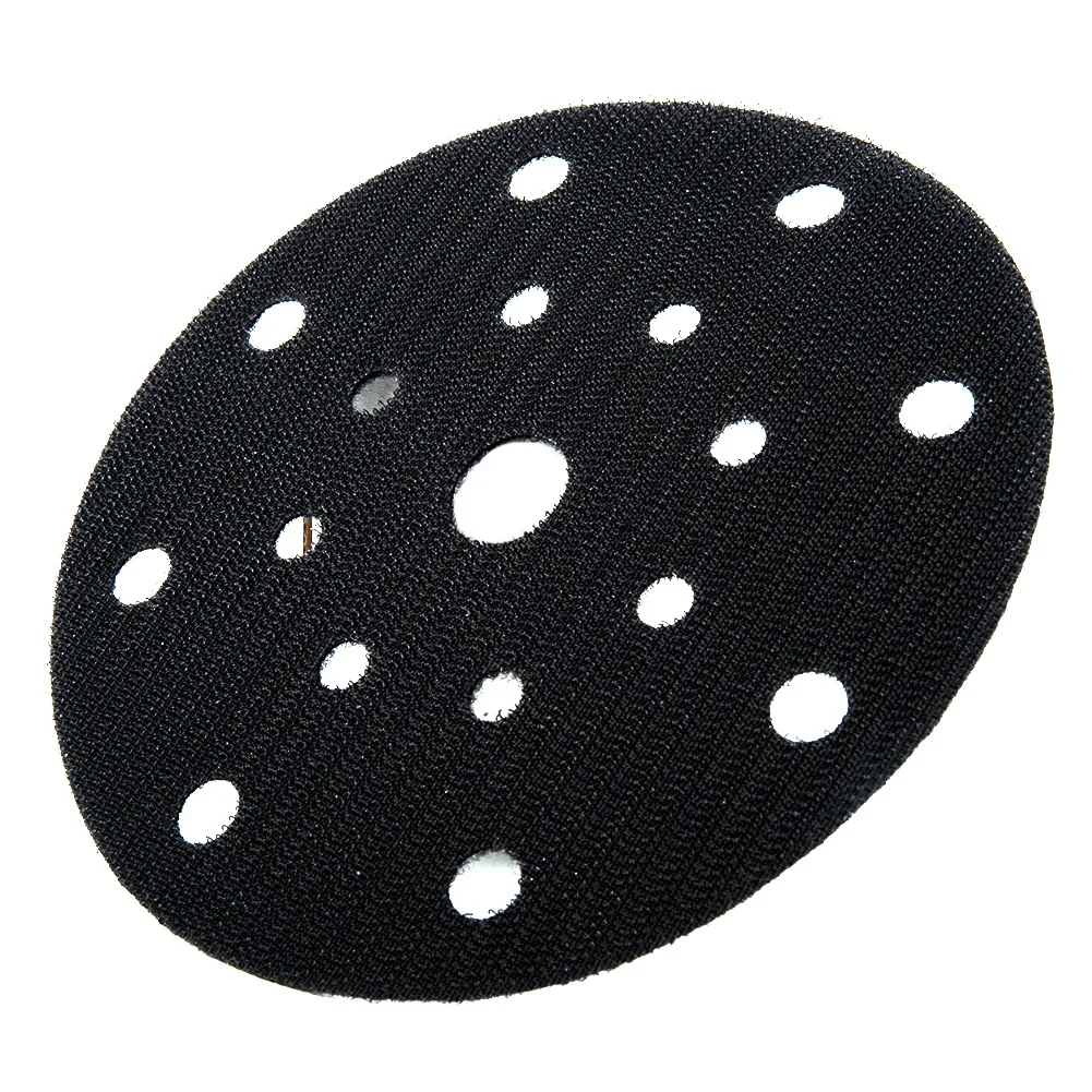 6Inch 17Hole Interface Pad Protection Disc 150mm For Grinder Hook And Loop Sanding Discs Thin Sponge Sanding Pads