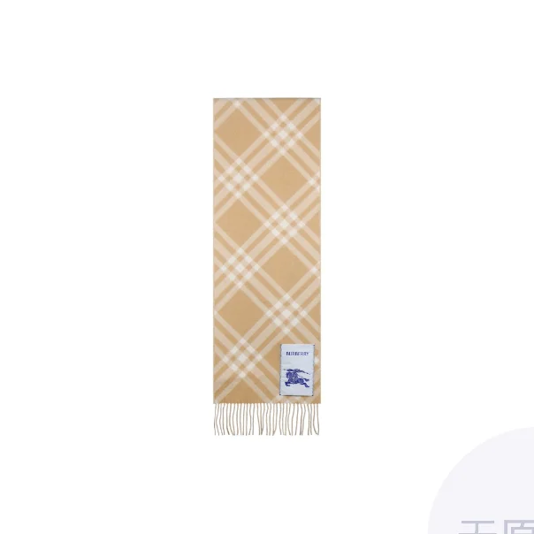 Cachecóis de Cashmere Burberry para Mulheres na Cor Bege Areia 81152581