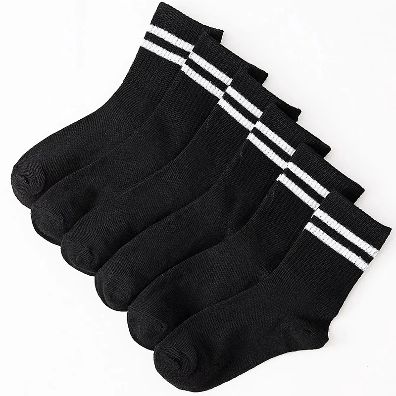 10Pcs=5Pairs High Quality Men Socks Cotton Breathable Sweat-Absorbent Middle Tuble Black Socks Deodorant Business Men Gift Sock