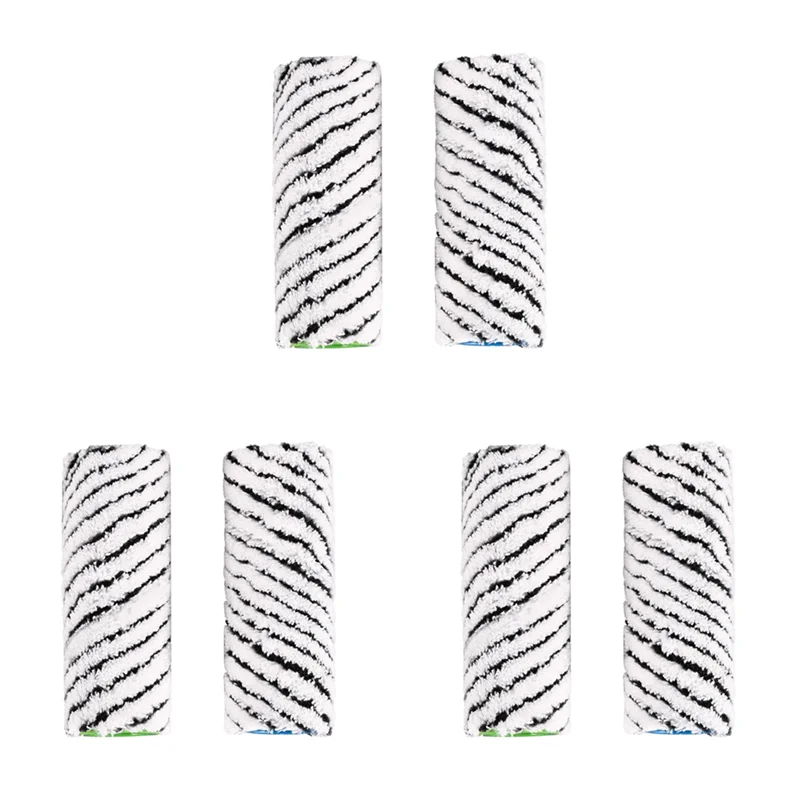 ABUD-6Pcs cepillo de rodillo de piedra para Karcher FC7 Premium FC7 FC5 Premium FC5 FC3 piezas de limpiador de suelo inalámbrico