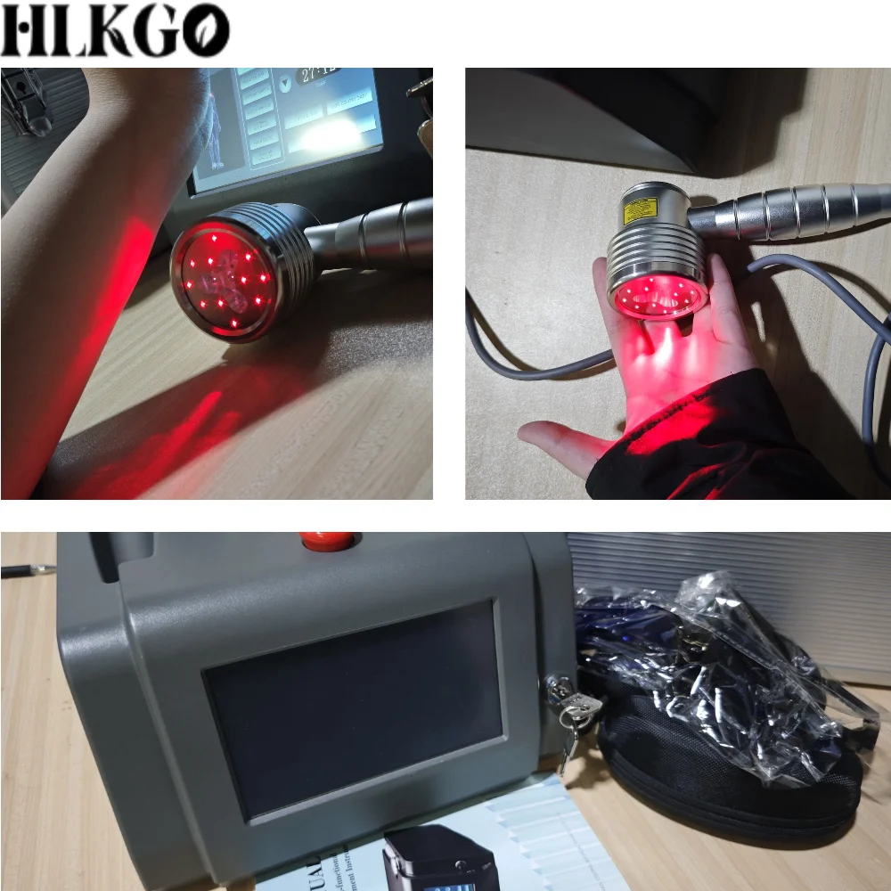 Professional Dual Wave Laser Therapy 650nm 808nm, Medical Grade Device for Effective Pain Relief & Fast Wound Healing