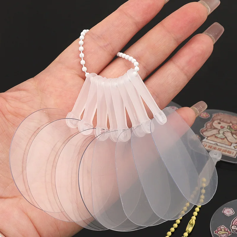 

5Pcs 5x5cm Mini Transparent Blank Fan Crafts DIY Art Fans Wedding Birthday Party Favors Handmade Cute Ideas Gift For Child Kids