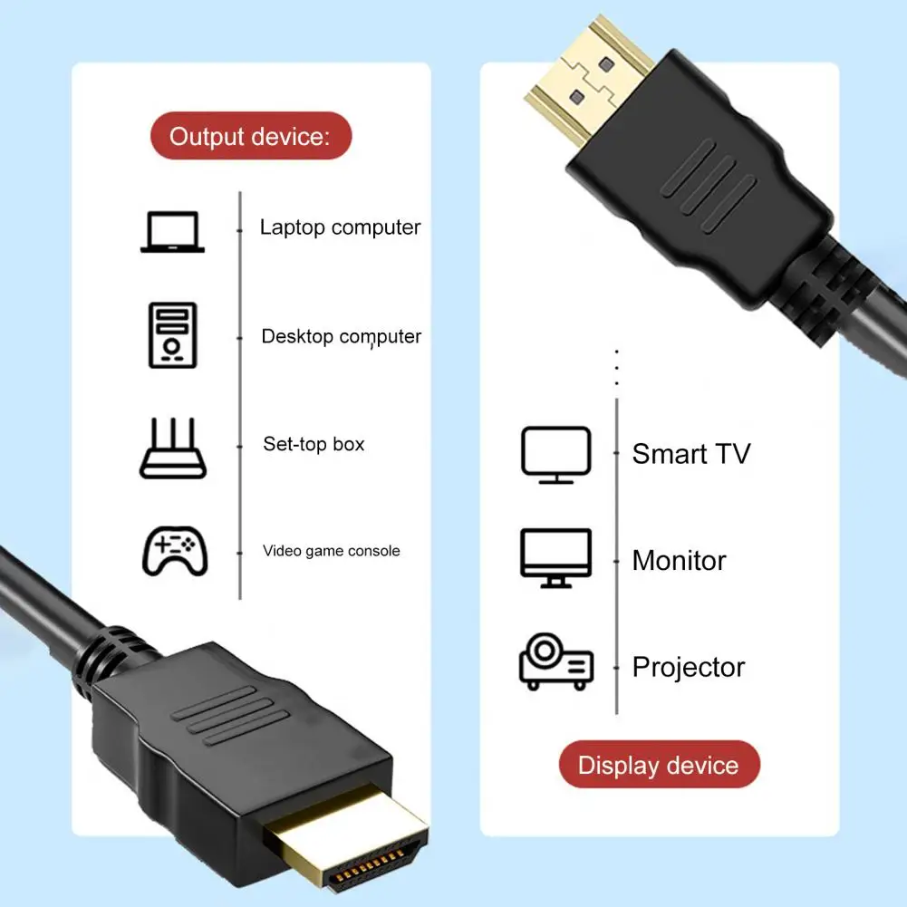 Computer Adapter Cable 1080p Video Audio Adapter Cable 4k30hz High Clarity Display Converter Tv Projector Laptop Connection