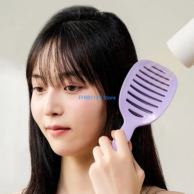 

Y1uf Портативная расческа для волос с мягкими щетинками, дружелюбная расческа для нежного стиля и здоровья кожи головы легко в