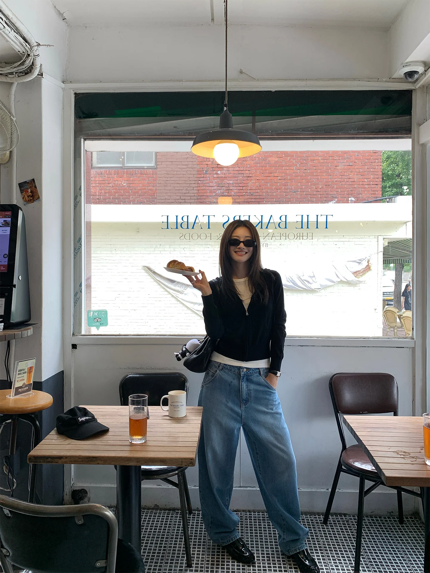 

Повседневные широкие джинсы, женские свободные синие джинсы с завышенной талией, удобные дышащие хлопковые прямые джинсы с низкой талией