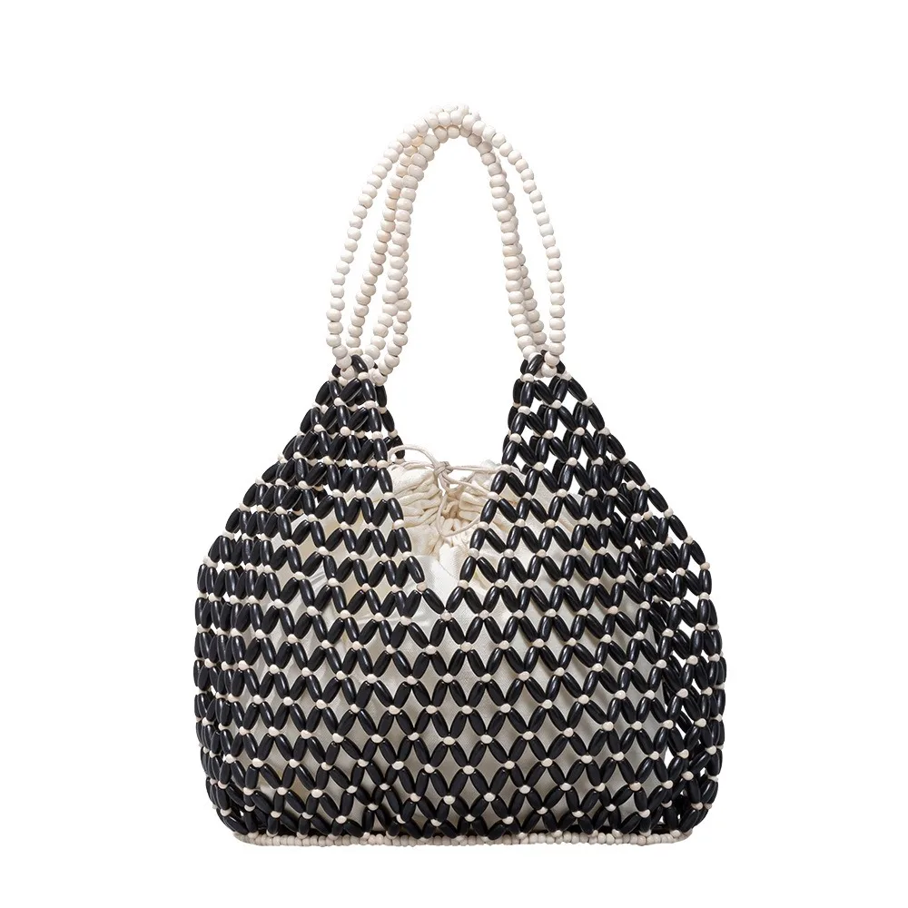 

Модные деревянные большие сумки на плечо песочного цвета, женская сумка-тоут, женская пляжная праздничная сумочка