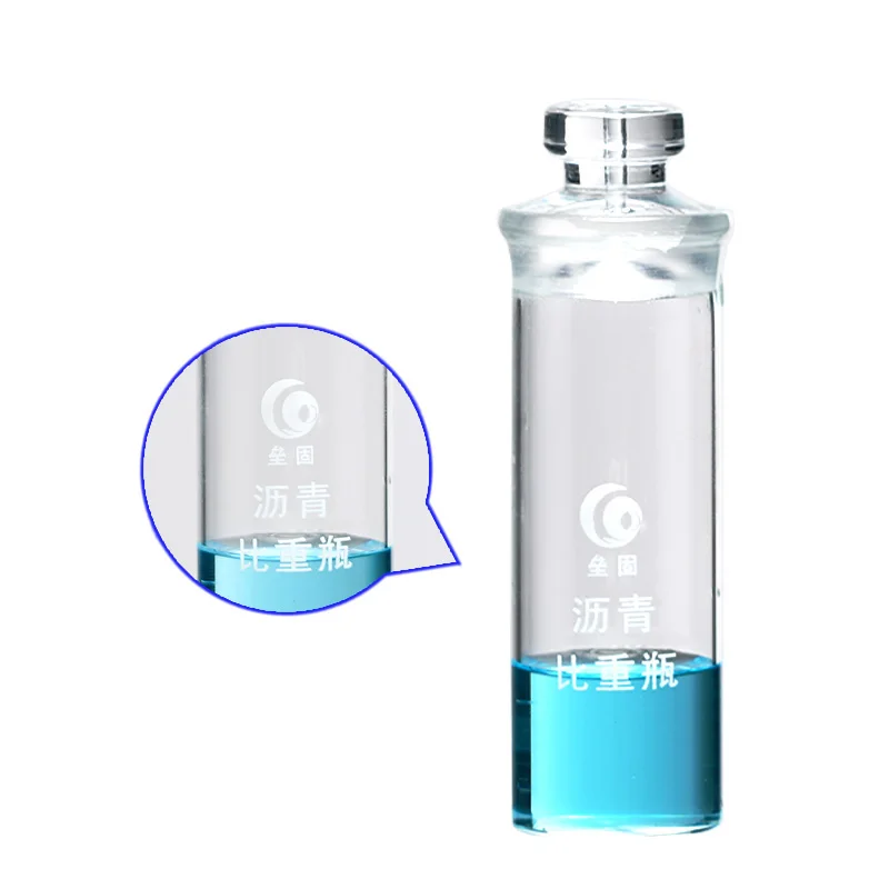 

Бутылка с припертной гравитацией асфальта, плотность 1833, экспериментальный метод взвешивания для измерения специальной гравитации бутылки