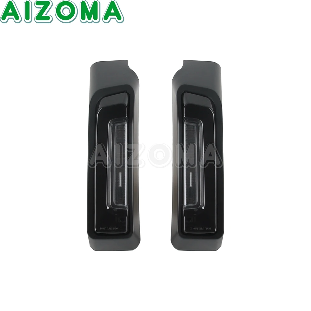 LED Filler Rear Fender Saddlebag Taillight For Harley Road Glide CVO 2024 Motorcycle Bag Tail Blinker Brake Turn Signal Lights