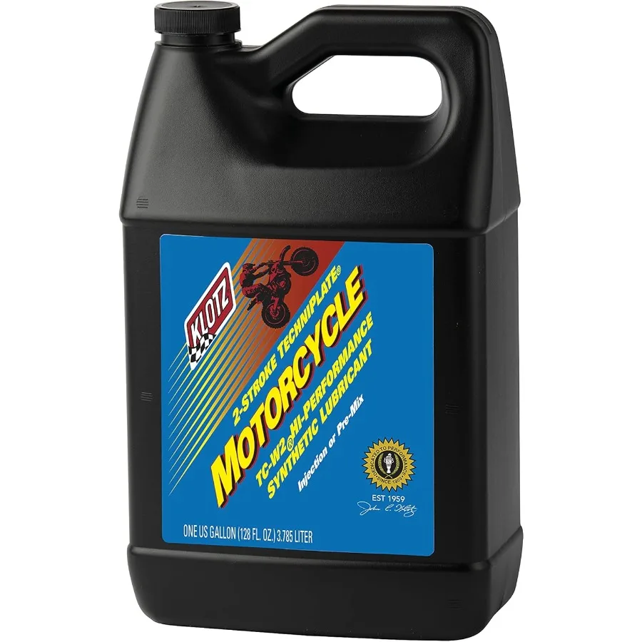 

Motorcycle TechniPlate Synthetic Premix Injector Oil for 2Stroke TCW2 Engines 1 Gallon KL301