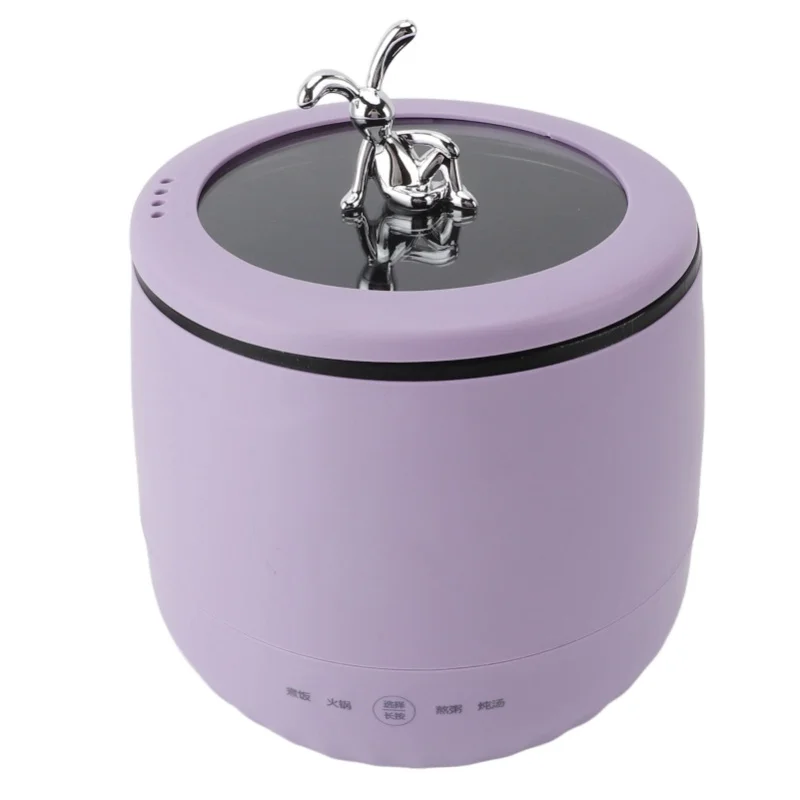 

450W Compact Rice Cooker 1.8L Mini Rice Steamer Perfect Couples Small Families Dorms Travel Office Portable Multifunction Cooker