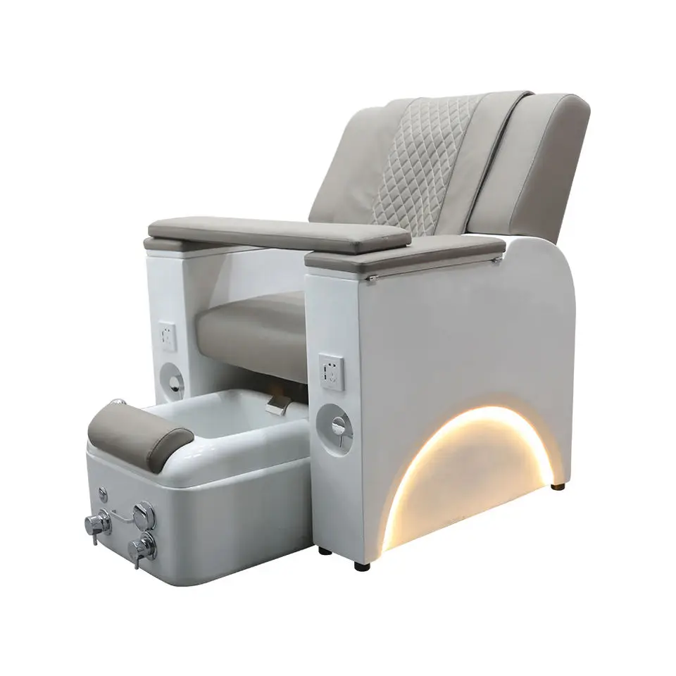 Luxury multifunctional foot massage chair electric led light beauty salon spa manicure massage pedicure chair