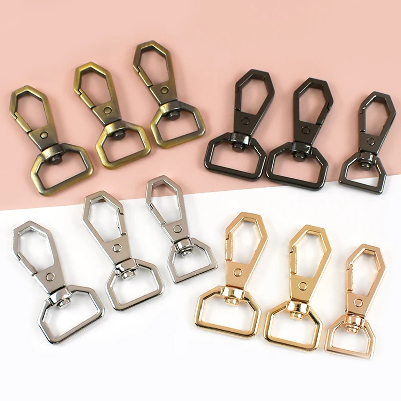 

10/20Pcs 13-20mm Bags Metal Buckles for Webbing Strap Swivel Lobster Clasp Outdoor Backpack Carabiner Clips Pet Collar Snap Hook