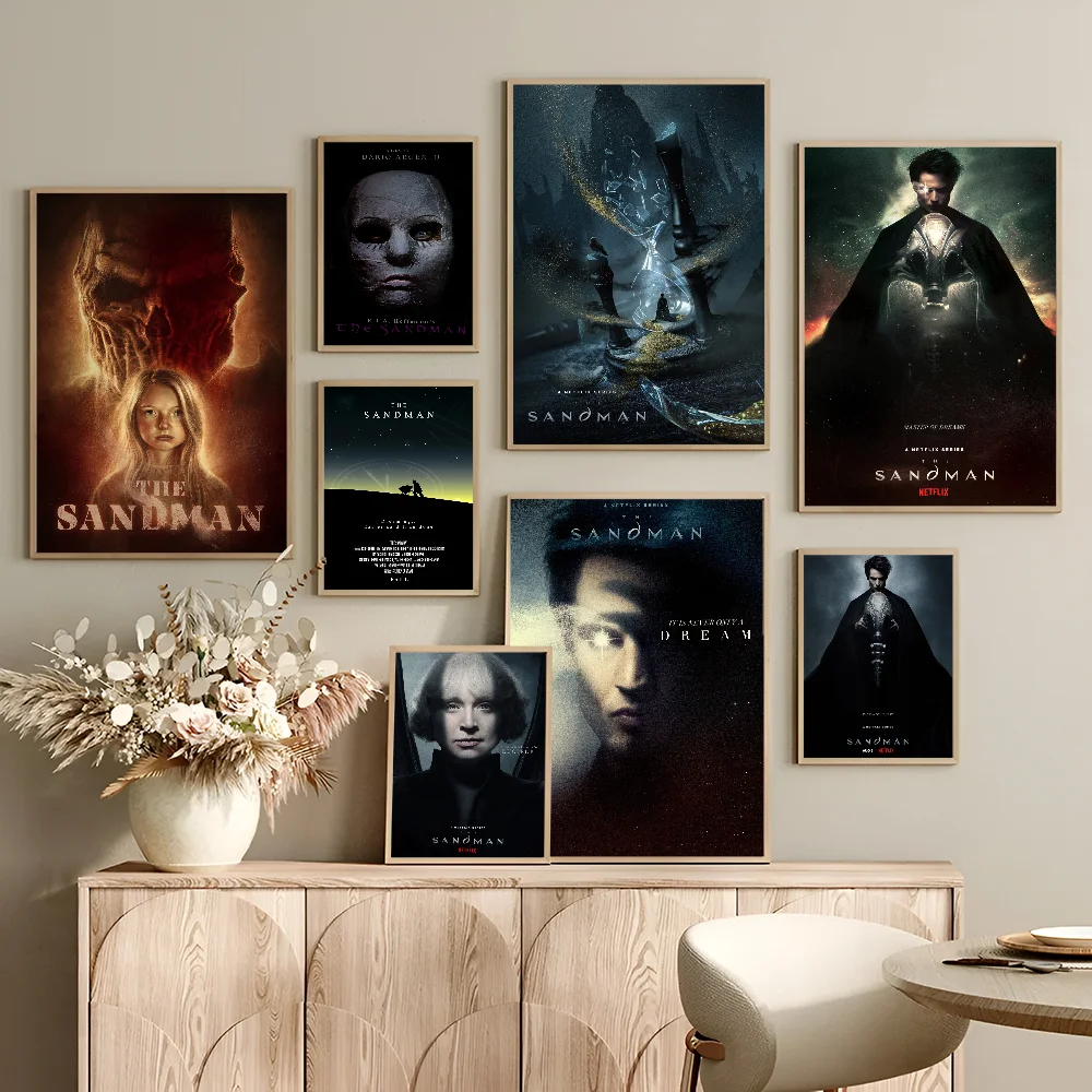 The Sandman Movie Poster Sticky HD Quality Wall Art Retro Posters for Home Kawaii Room Decor