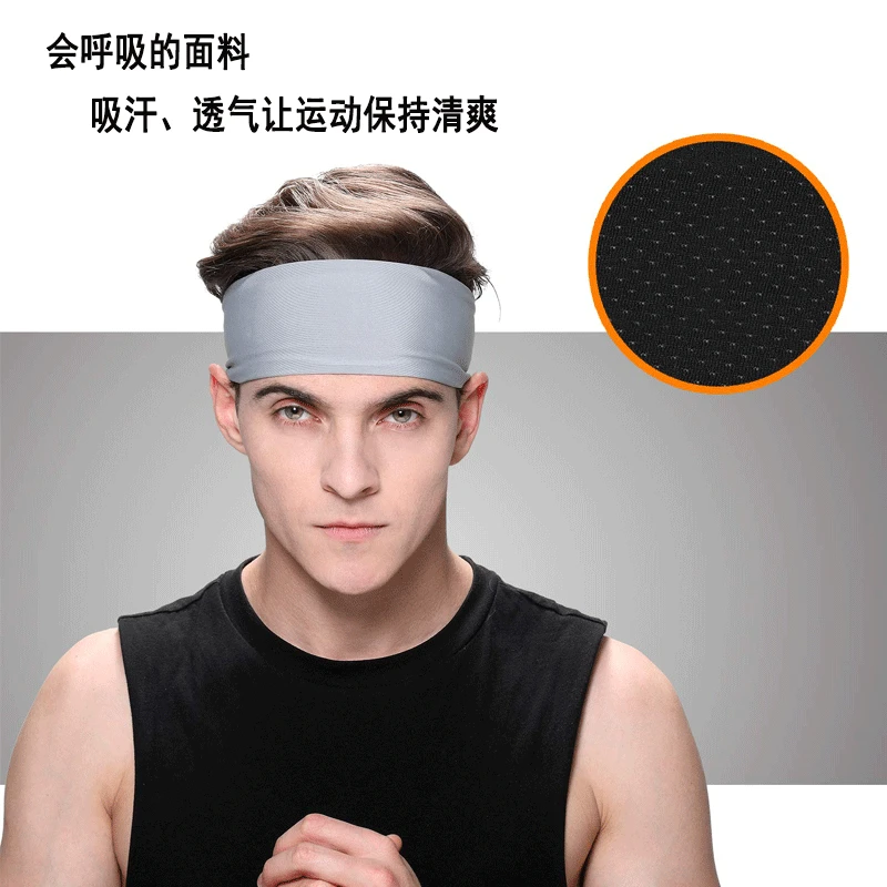 Absorbent Cycling Yoga Sport Sweat Headband Men Sweatband For Men and Women Yoga Hair Bands Head Sweat Bands Sports Safety