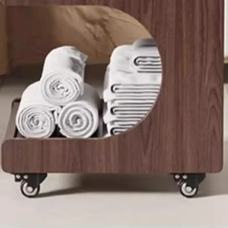 Drewniane wózki fryzjerskie do przechowywania Salon Trolley Narzędzia Kosmetyczne Wózek do Salonu Rzęs Meble do Salonu Wózek Fryzjerski Lstc