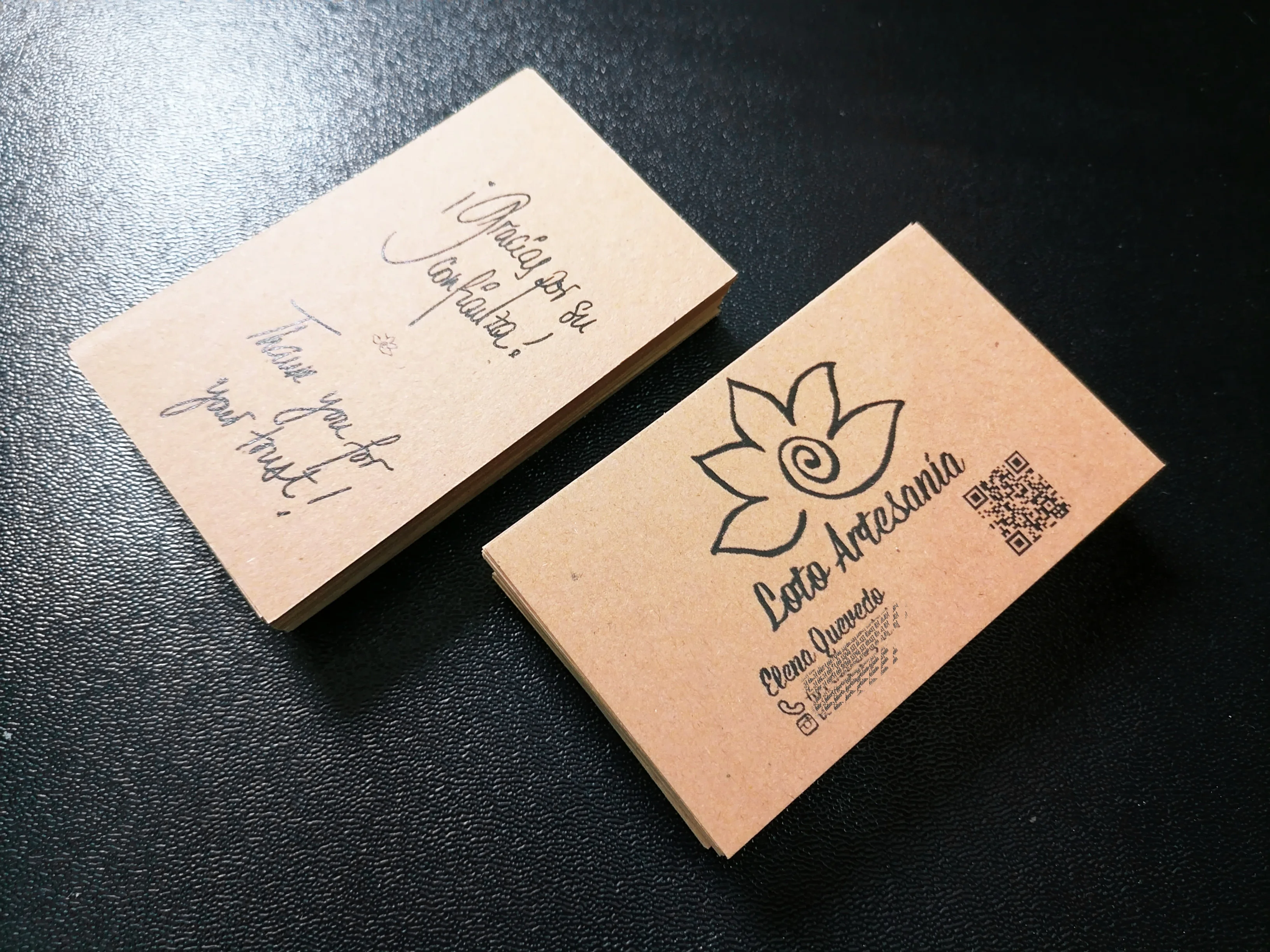 

Kraft paper, double-sided printing business cards, free design, free shipping, color printi