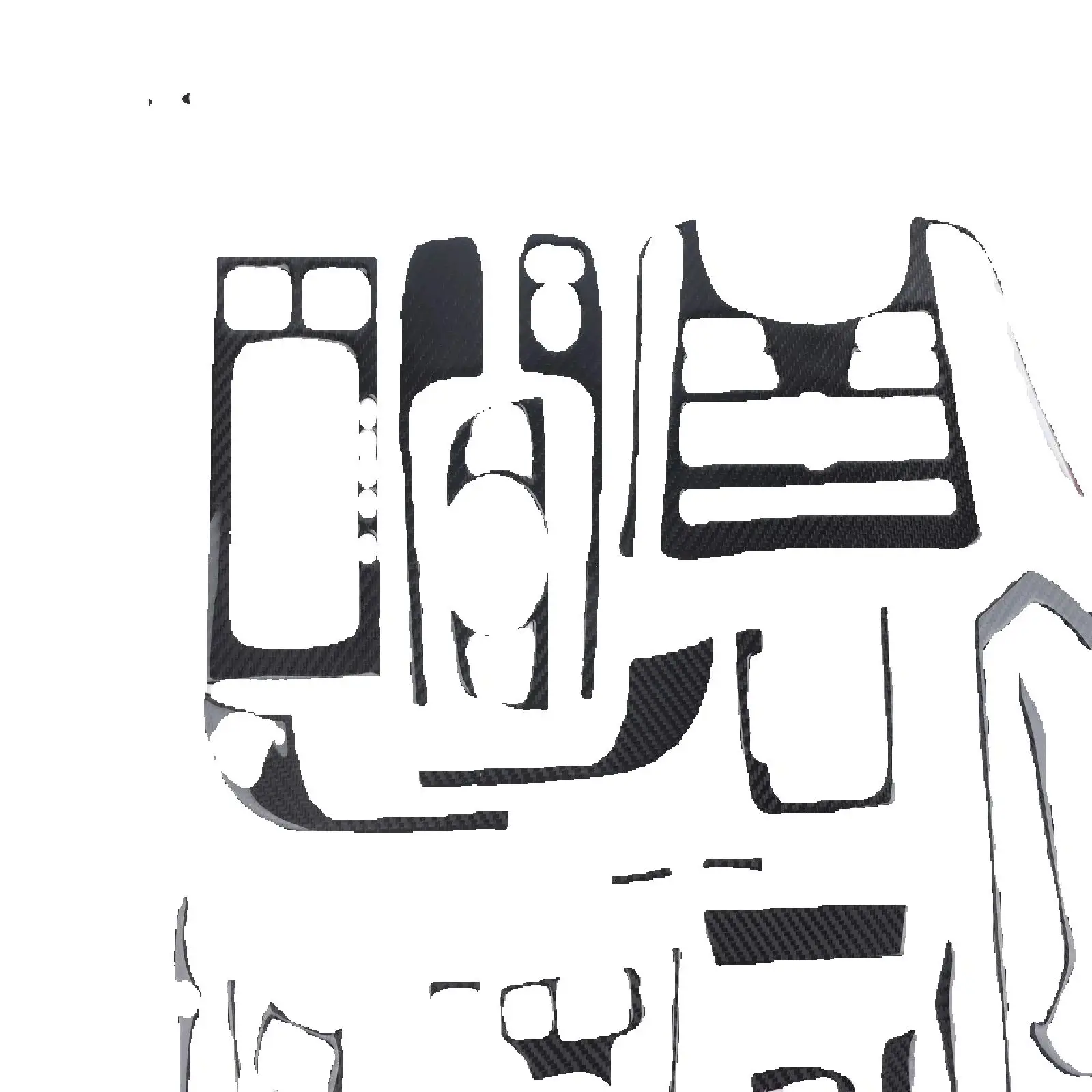 

27Pcs Carbon Fiber Interior Dashboard Cover Trim Set for Acura TL 2009-2014 Interior Accessories Surface Protection Kits