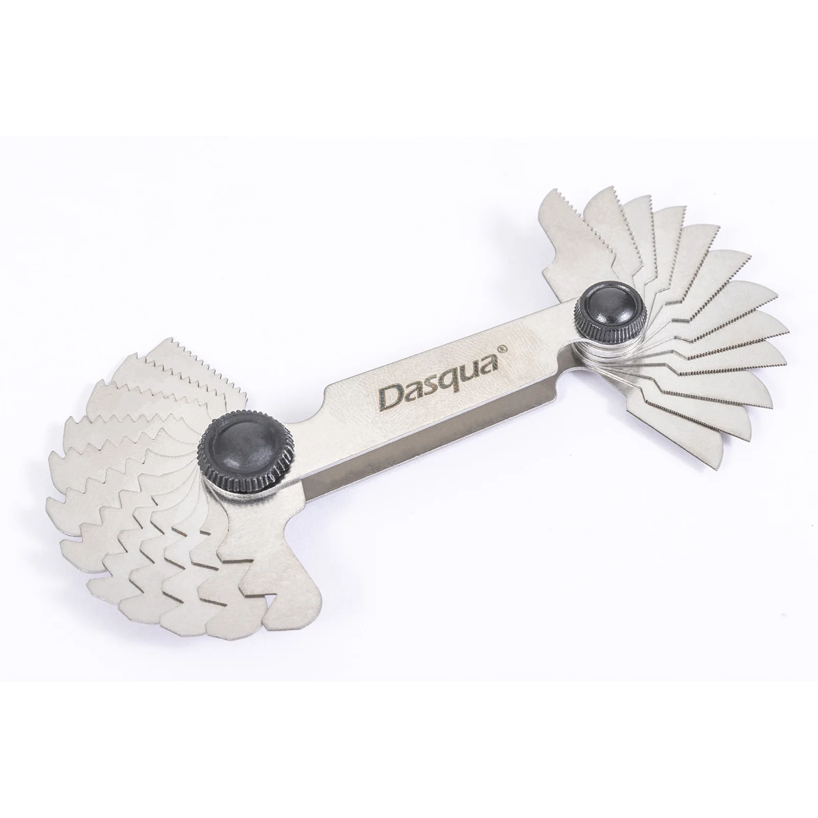 Dasqua Juego De Medidor De Paso De Tornillo De Acero Inoxidable Métrico/pulgada De 0,25-7,00mm Galga De Rosca Metrica Y Pulgadas