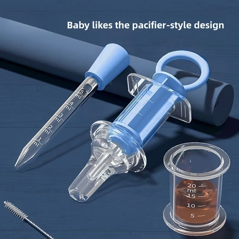 

Baby Medicine Dispenser with Anti-Choking Design, Silicone Dropper for Infants & Kids, Liquid Feeding Helper，five-piece set