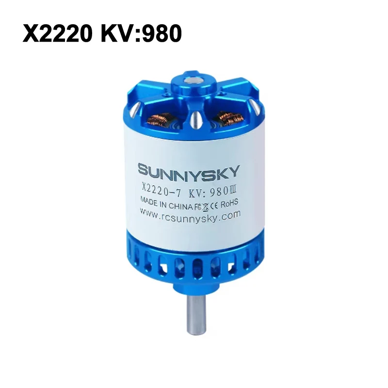 Sunnysky Iii X2220 1400kv/980kv Motor Model Aircraft Remote Control Brushless Motor Suitable For 3d 3a Glider Unmanned Aerial Ve