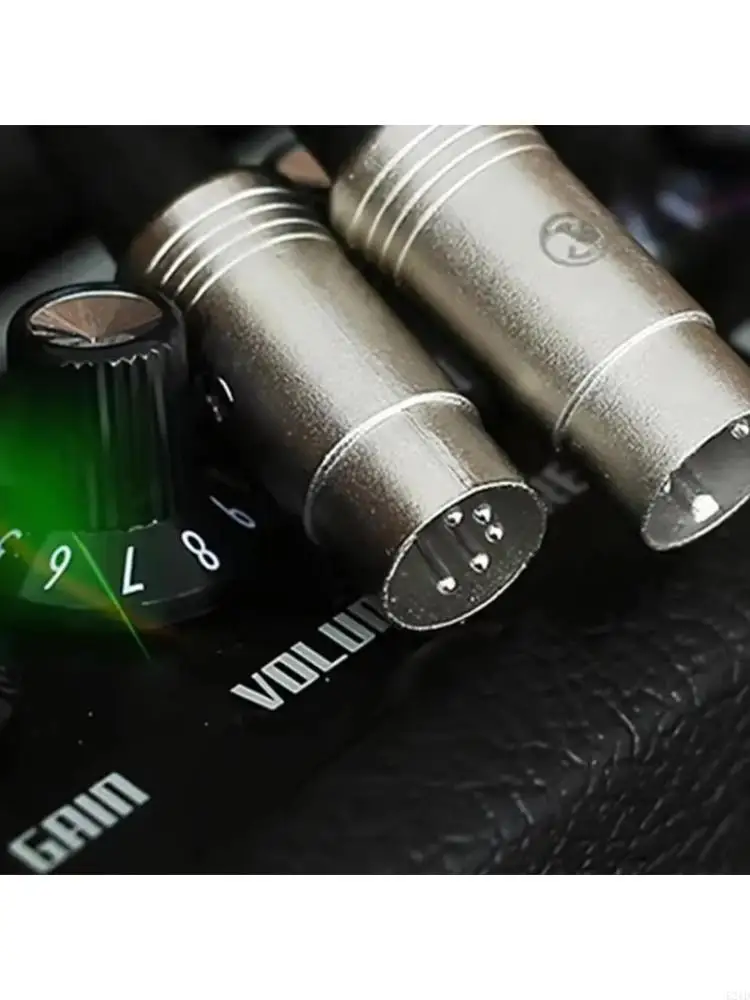   Metal 5 Pin DIN Connector, Male MIDI Plug for Keyboard Data Cable Replacement