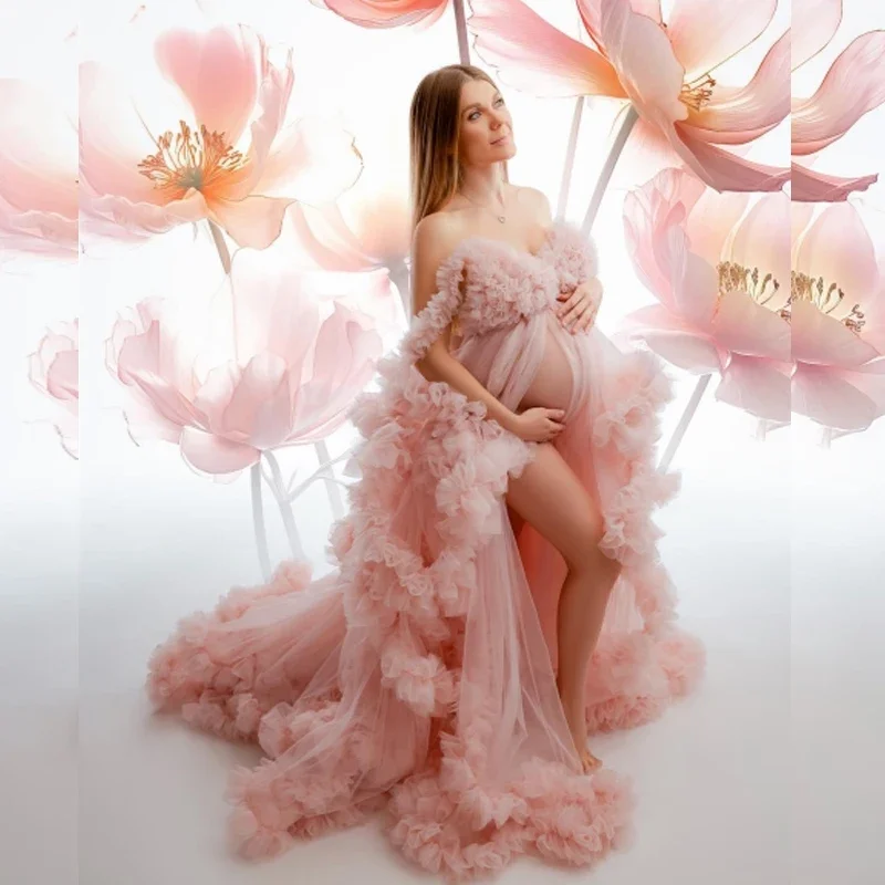 Maternity Dresses Photoshoot Pregnancy فساتين حوامل vestidos para embarazadas baby shower платье для беременных платье вечернее