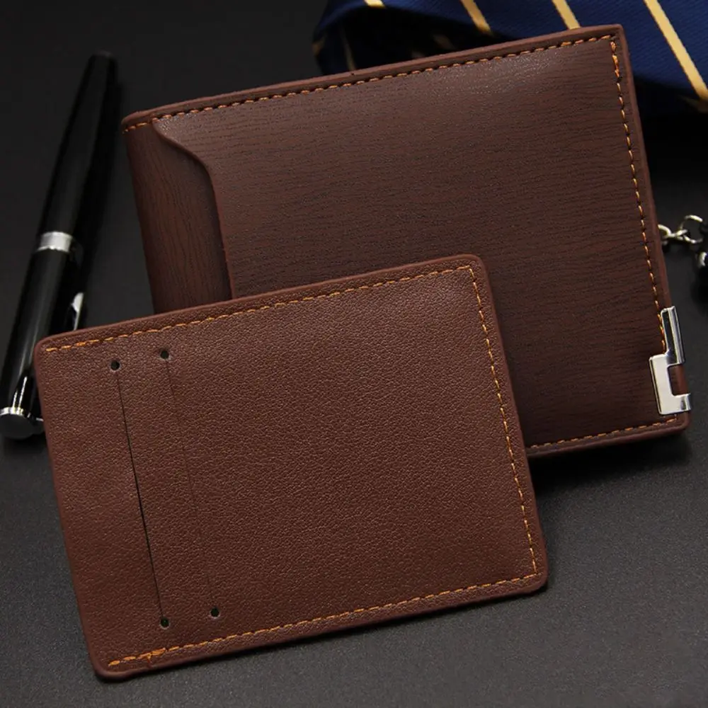 

New Short Design Men Wallet Multi-function Fashion Style Card Wallet Casual Design Cardholder Bags Casual Occasions