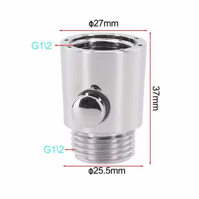 Shower Head Shut-off Valve Stop Button