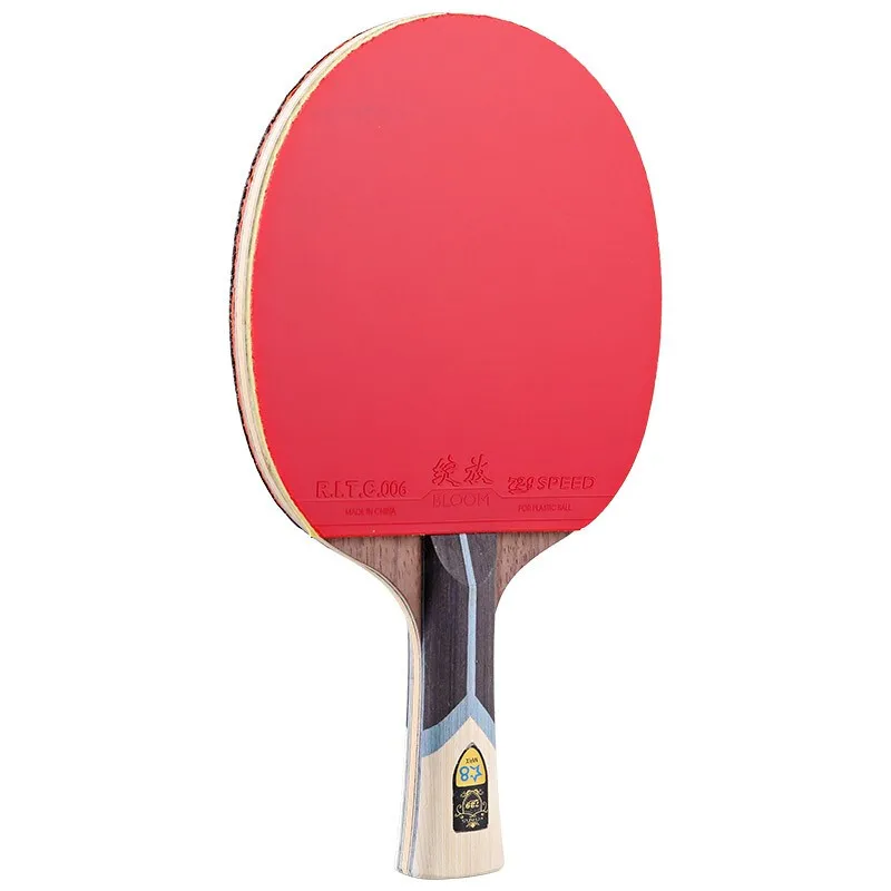 Raqueta de tenis de mesa King 9 Star 8 Star, paleta de Ping Pong de carbono, palo de Ping Pong con bolsa, alta adherente, 729