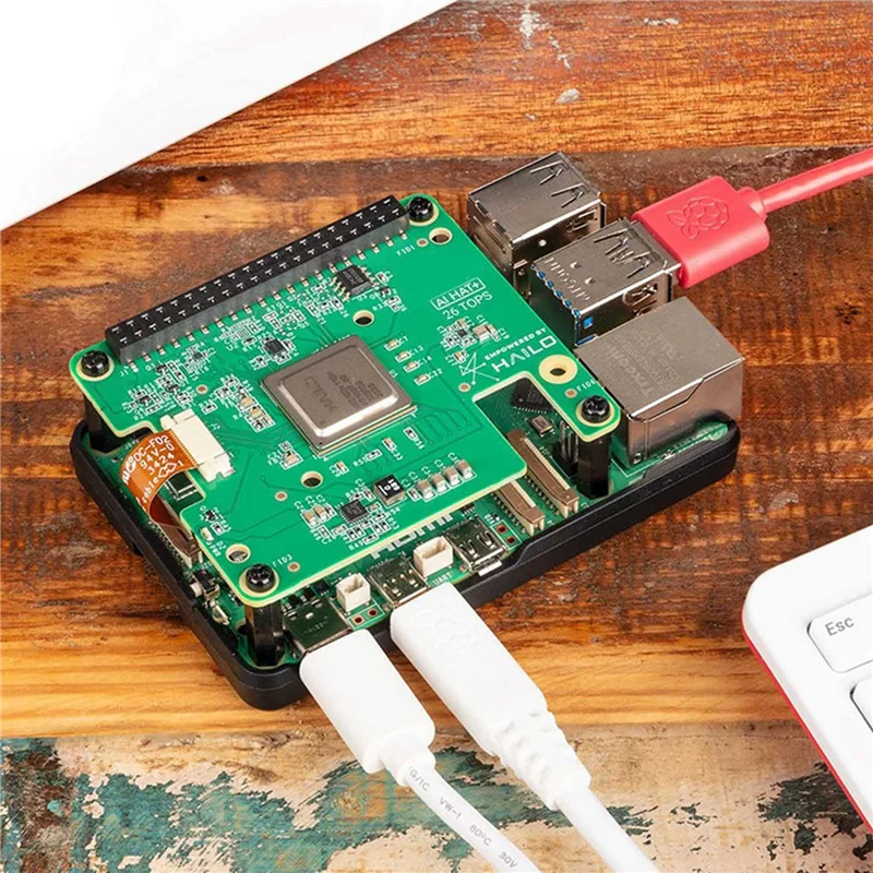 【قطرة السعر! !】لـ Raspberry Pi AI HAT+Hailo-8 26Tops لـ Raspberry Pi5 Pcie M.2 Gen3 لـ Tensorflow، Tensorflow Lite، ONNX، Keras، #3