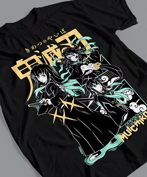 Anime Demon Slayer Muichiro Tokito Estados Bedrucktes T-Shirt Herren- und Damen-T-Shirt Herren-Top Sport-T-Shirt Herren-T-Shirt Neu