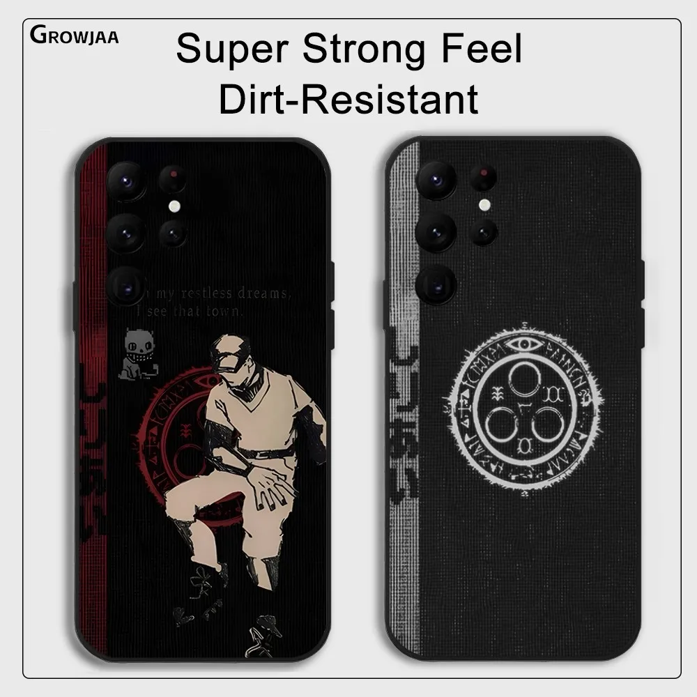 H-Horror Game Silent Hill Phone Case For Samsung Galaxy S25 S24 S22 S23 Ultra S21 S20 Plus 5G Protective Silicone Funda