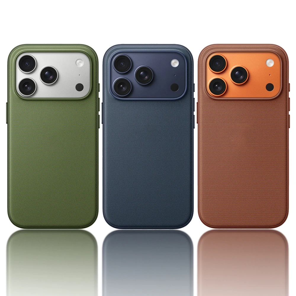 

Magnetic TechWoven Phone Case For iPhone 17 16 15 14 13 Pro Max Air Tech Woven For Magsafe Wireless Charging Shockproof Cover