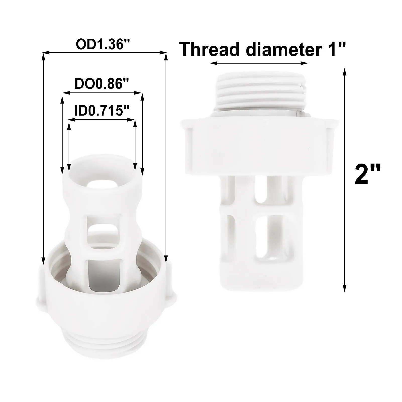 Part No 10184 For Intex Round Pool Hose Drain Connector Compatible with Standard Garden Hoses for Easy Pool Maintenance
