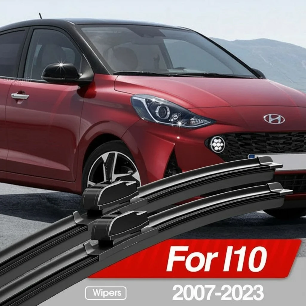 

For Hyundai I10 2007-2023 Front Windshield Wiper Blades 2x Windscreen Window Accessories 2009 2010 2011 2013 2014 2015 2017 2019