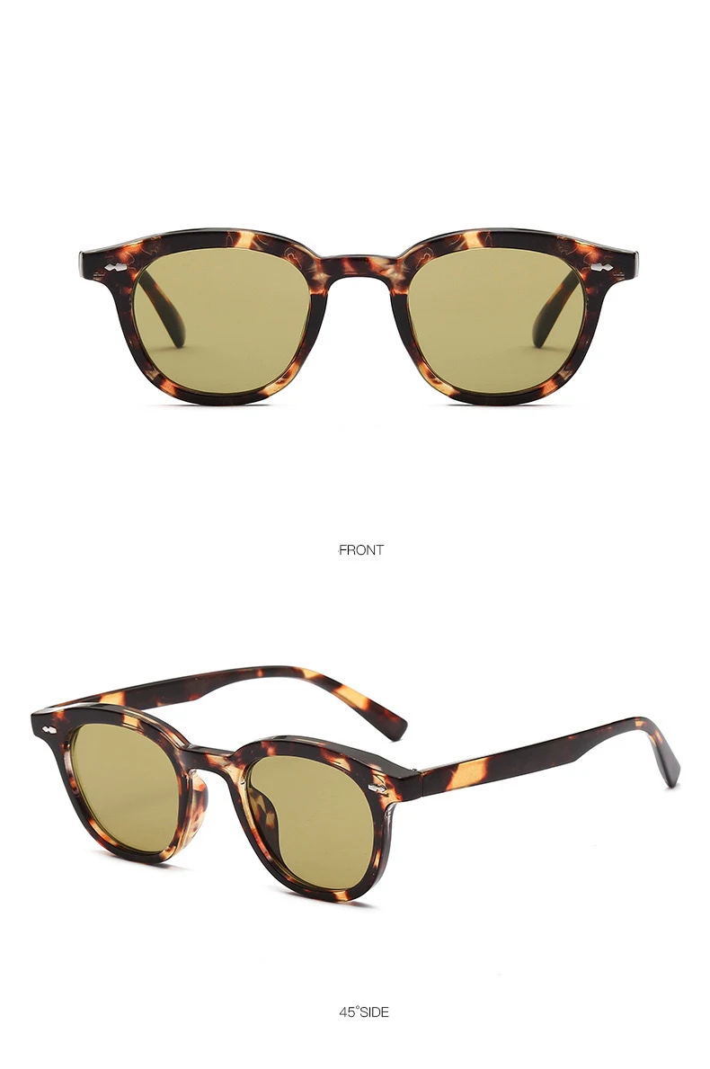Vintage Leoparden-Punk-Outdoor-Sonnenbrille für Damen, Modische Party-, Strand-, Freizeit- und Reisebrille, Widerstandsfähige Herren-Sonnenschutzbrille – Detail 10