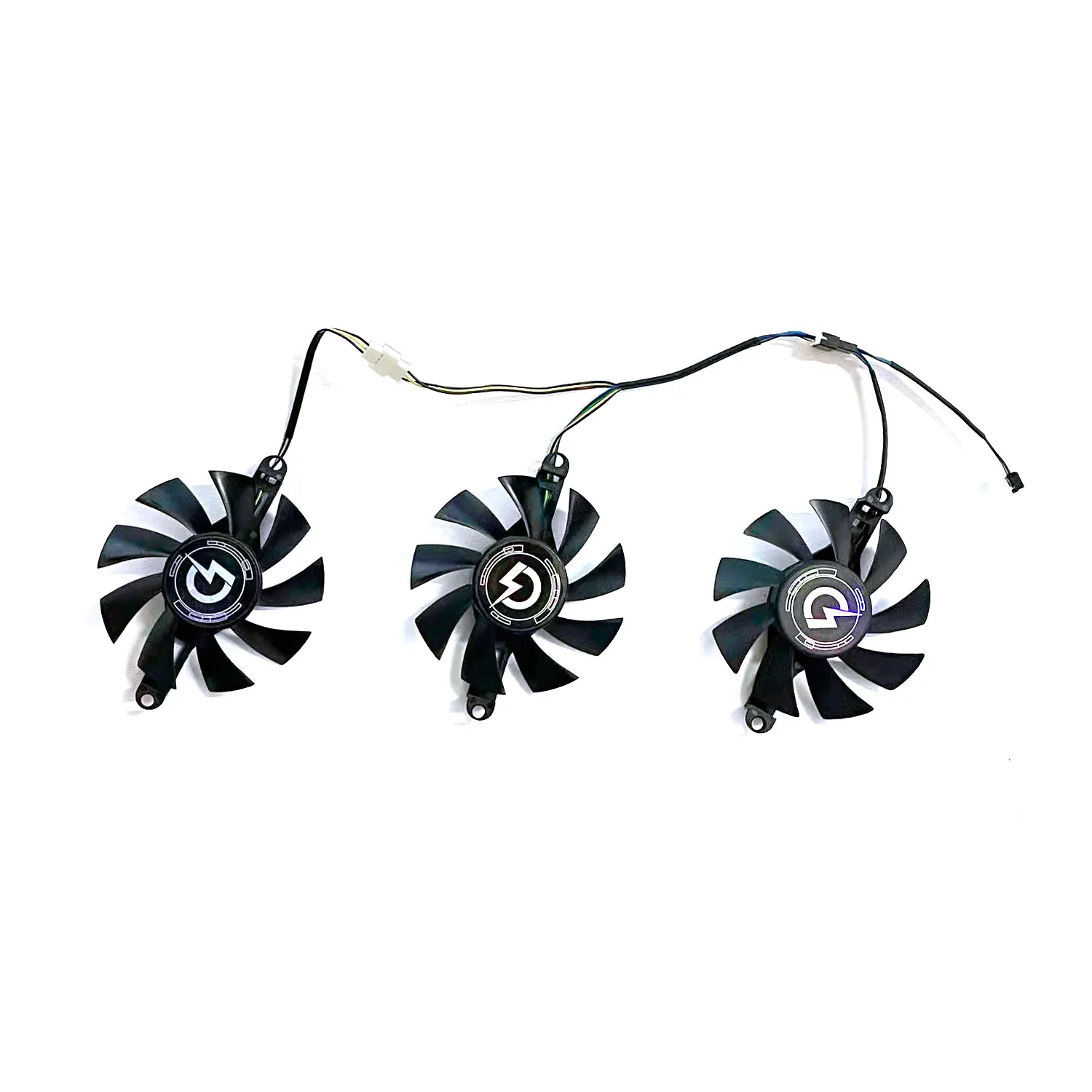 

New GPU fan 75MM 4PIN DC 12V 0.35A suitable for PELADN GTX1070 1080 RTX2060 2070 2080T gaming graphics card cooling