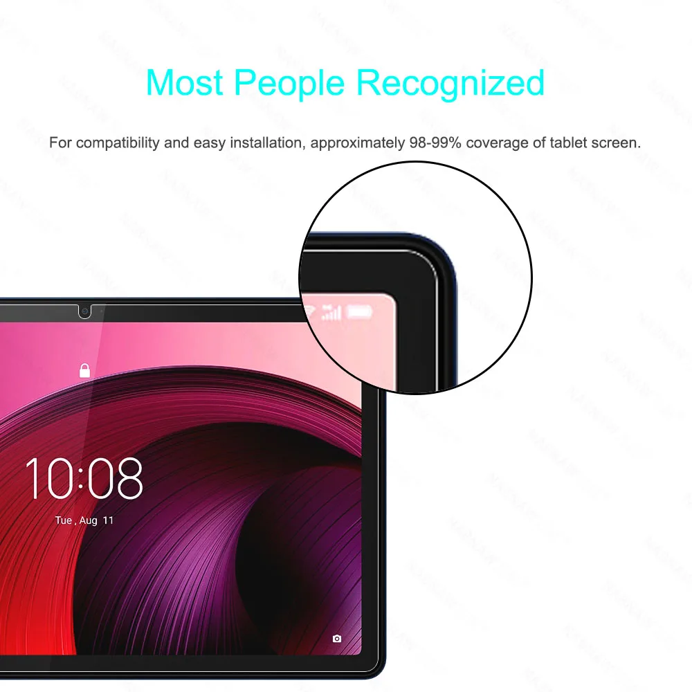 2 Pieces Scratch Proof HD Tempered Glass Screen Protector For OUKITEL OT8 Smart Tablet 11-Inch Screen Protective Film