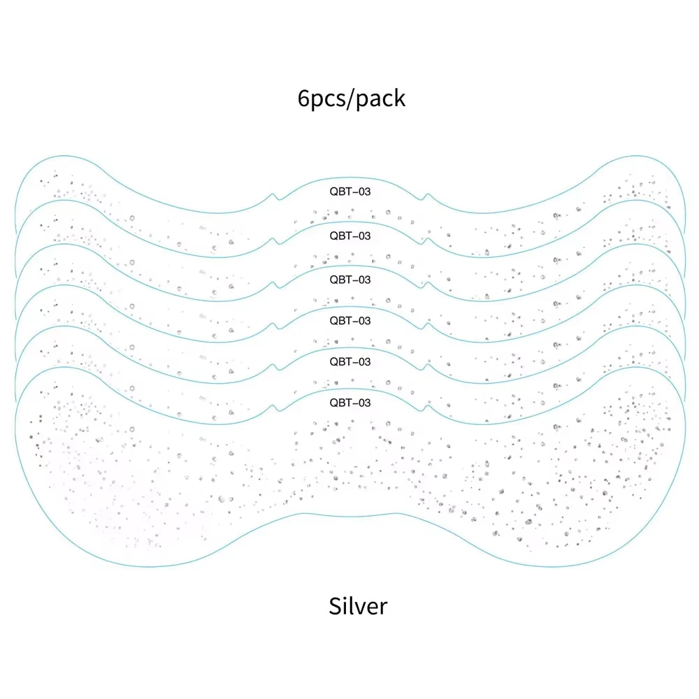 6 Shiny Gold And Silver Metallic Freckle Tattoos, Heat-Transferred Realistic Freckle Face Tattoos, Sweatproof And Waterproof