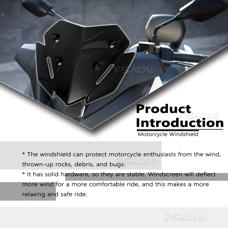 2023 For YAMAHA XMAX125 XMAX250 XMAX300 XMAX 300 Motorcycle Windshield Viser Visor Deflector WindScreen