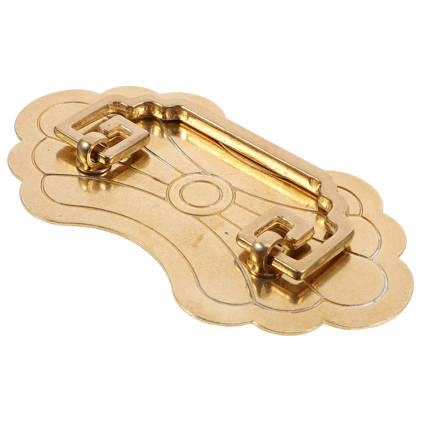 

Solid Brass Cabinet H les Copper Drawer Pulls for Furniture Dressers Doors Golden Hardware Knobs Small Closet Kitchen