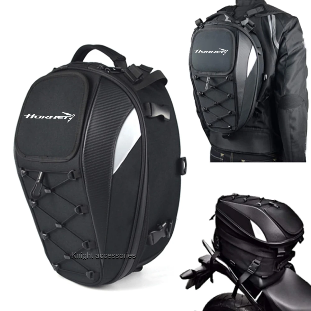 

45L motorcycle tail bag large multi-function backpack, waterproof helmet bag For CB750 CB 750 cb750 HORNET